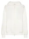 Brunello Cucinelli Cardigan Sweatshirt In Natural