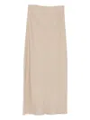 Brunello Cucinelli Women Line Blend Long Skirt In Pink