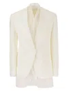 Brunello Cucinelli Elegant And Versatile Linen-blend Jacket In White