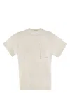 Brunello Cucinelli Cotton Jersey T-shirt With Shiny Pocket Detail
