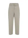 Brunello Cucinelli Women Linen Pants In Multi