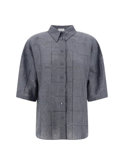 BRUNELLO CUCINELLI BRUNELLO CUCINELLI WOMEN LINEN SHIRT