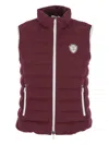 Brunello Cucinelli Logo Quilted High Collar Sleeveless Jacket