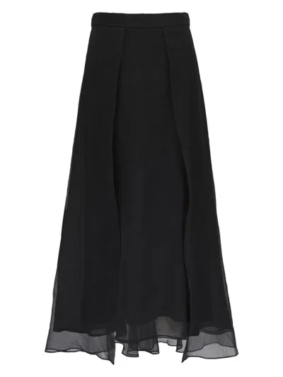 Brunello Cucinelli Women's Long Flared Skirt