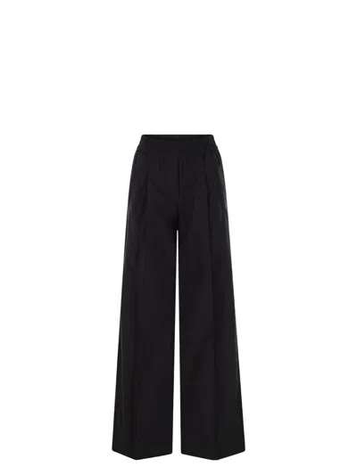 Brunello Cucinelli Women's Loose Fit Cotton Trousers