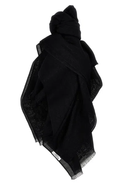 Brunello Cucinelli Women Lurex Cashmere Scarf In Black