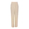 Brunello Cucinelli Women Lurex Pants In Brown