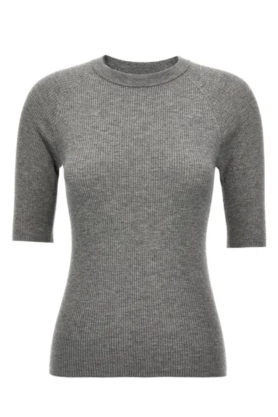 BRUNELLO CUCINELLI BRUNELLO CUCINELLI WOMEN LUREX RIBBED SWEATER