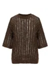 Brunello Cucinelli Women's Luxurious Silk-linen Blend Sweater