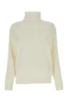 Brunello Cucinelli Knitwear Turtleneck Long Sleeves Ribbed Cuffs In Multicolor