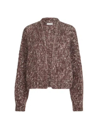 Brunello Cucinelli Malfilé 马海毛开衫 In Brown