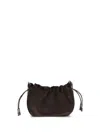 Brunello Cucinelli Women Mellow Mini Ponyhair Shoulder Bag With Precious Chai In Brown