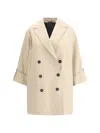 Brunello Cucinelli Wide-lapels Jewel-embellished Jacket In Pink