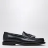 Brunello Cucinelli Midnight Blue Penny Loafer In Blue