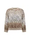 Brunello Cucinelli Women Mohair Sweater In Brown