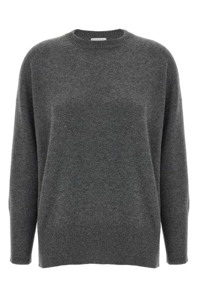 Brunello Cucinelli Women Monile Cashmere Sweater In Gray
