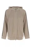 Brunello Cucinelli Monile Sweatshirt Beige In Cream