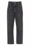 Brunello Cucinelli Black Skinny Denim Jeans In Gray