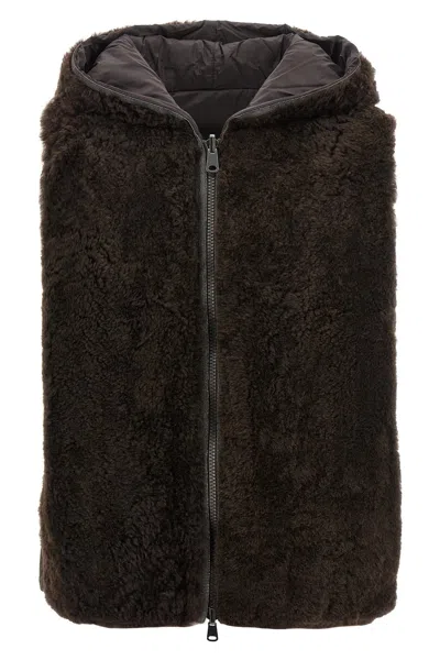 BRUNELLO CUCINELLI BRUNELLO CUCINELLI WOMEN MONILE REVERSIBLE VEST