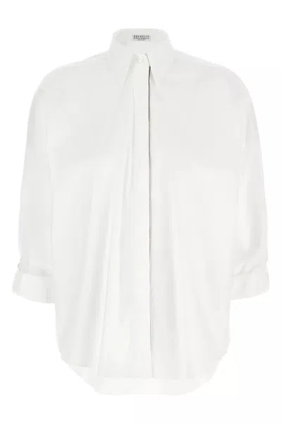 Brunello Cucinelli Women Monile Shirt In White