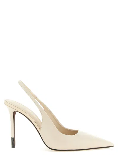 Brunello Cucinelli Women 'monile' Slingbacks In White