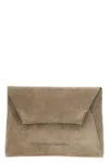 Brunello Cucinelli Women Monile Suede Clutch Bag