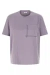 Brunello Cucinelli T-shirt With Embellishments In Purple