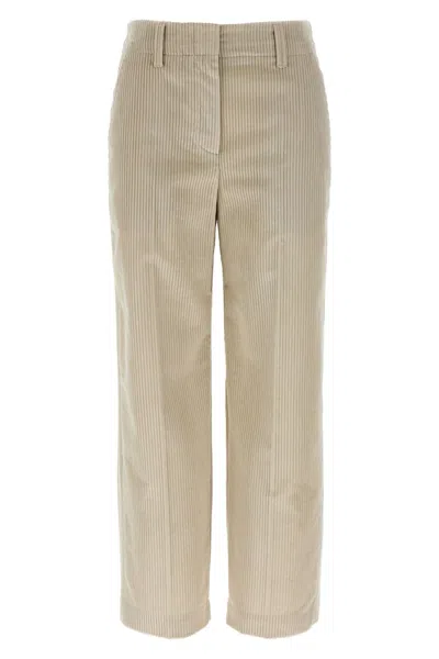 BRUNELLO CUCINELLI BRUNELLO CUCINELLI WOMEN MONILE VELVET PANTS