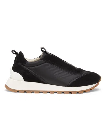 Brunello Cucinelli Women's Monili-detailed Low-top Sneakers In C6280 White