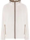 Brunello Cucinelli Women Nylon Hooded Jacket In Multicolor