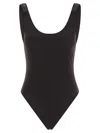 Brunello Cucinelli Bead-embellished Swimsuit In Brown