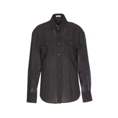 Brunello Cucinelli Women Organza Shirt