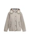 Brunello Cucinelli Women Padded Down Jacket In Neutral