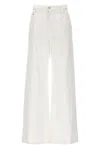 Brunello Cucinelli Palazzo Jeans In White