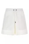 Brunello Cucinelli Paneled Track Bermuda And Short White