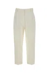 Brunello Cucinelli Women Pantalone In White