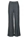 Brunello Cucinelli Grey Linen Trousers
