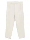 Brunello Cucinelli Cotton Trousers In White