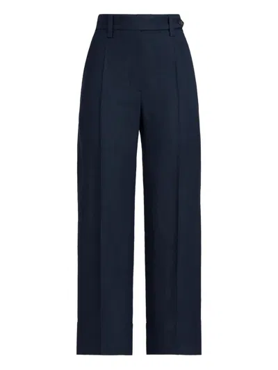 Brunello Cucinelli Women Pants In Blue