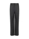 Brunello Cucinelli High-waist Wide-leg Tailored Trousers In Multicolor