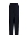 Brunello Cucinelli Trousers With Belt Loops And Button Detail In Multicolor