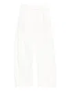Brunello Cucinelli Cotton Trousers In White