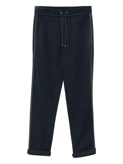 BRUNELLO CUCINELLI BRUNELLO CUCINELLI WOMEN PANTS WITH `PRECIOUS` STRIPE