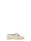 Brunello Cucinelli Penny Loafer Sail In Camoscio Con Shiny Aglets
