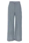 Brunello Cucinelli Women Pinstripe Pants In Multicolor