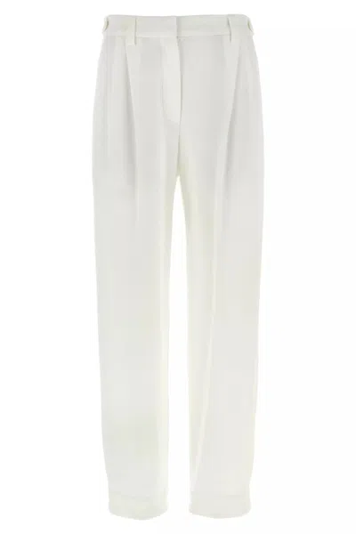 BRUNELLO CUCINELLI BRUNELLO CUCINELLI WOMEN PIQUÉ PANTS