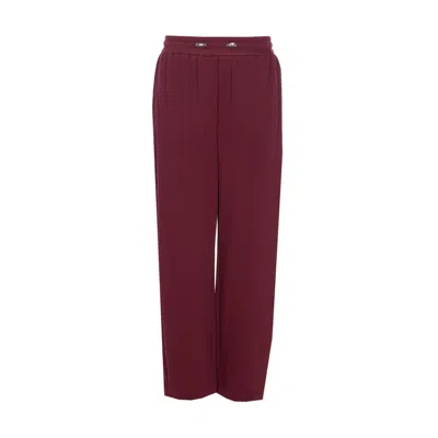Brunello Cucinelli Women Piquet Track Pants In Brown