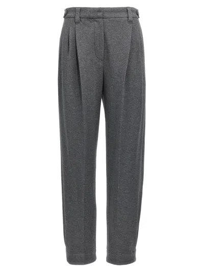 BRUNELLO CUCINELLI BRUNELLO CUCINELLI WOMEN PLEAT PANTS