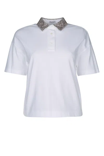 Brunello Cucinelli Women Polo T-shirt In Multicolor