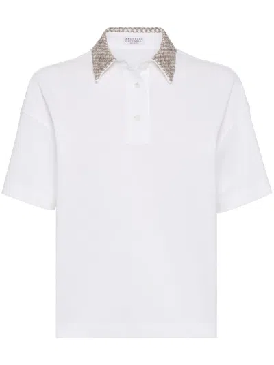 Brunello Cucinelli Women Polo T-shirt In Multicolor